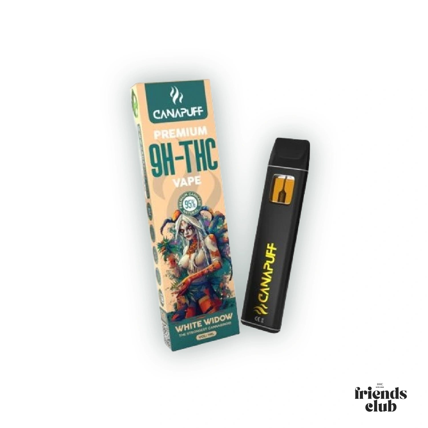 9H-THC Vape White Widow 1ml HHCFriends