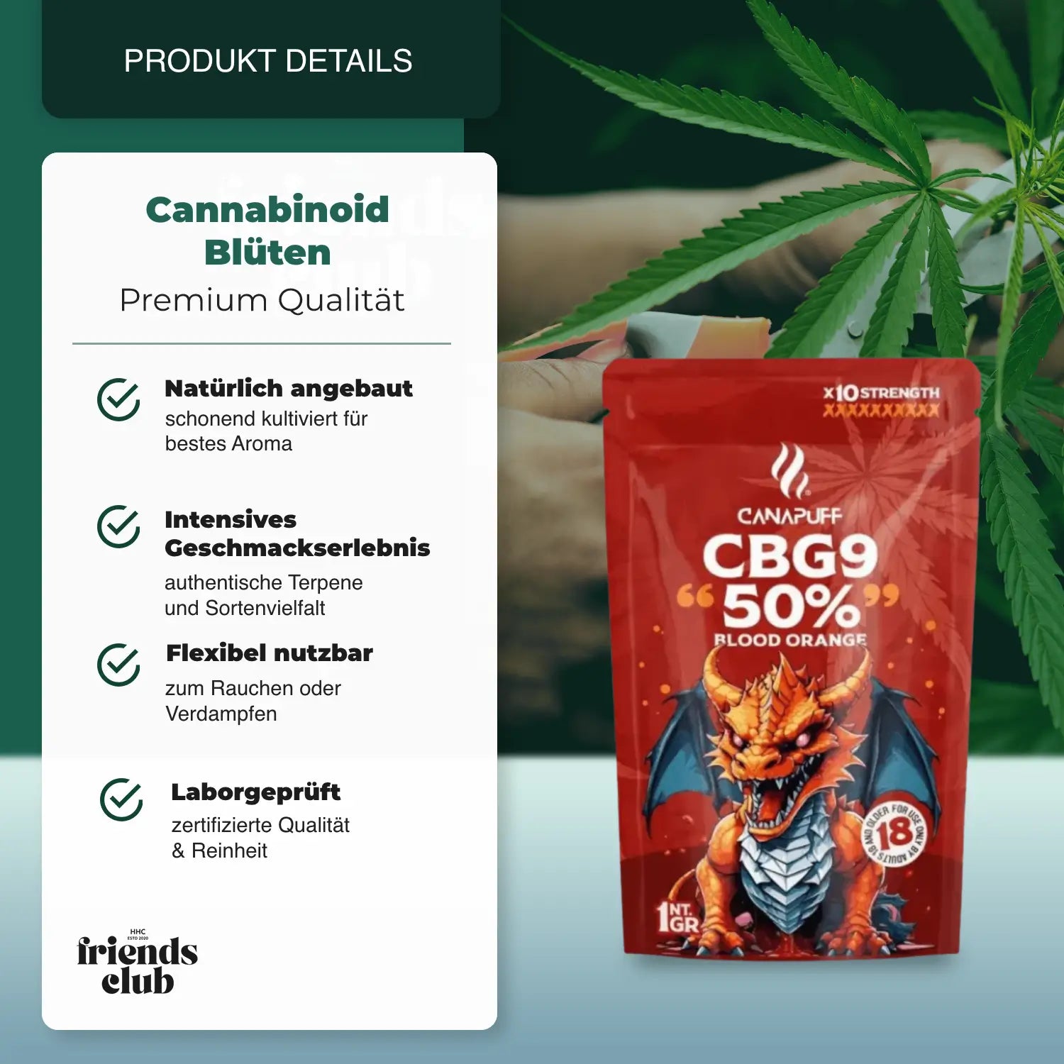 CBG9 - Blood Orange 50% HHCFriends