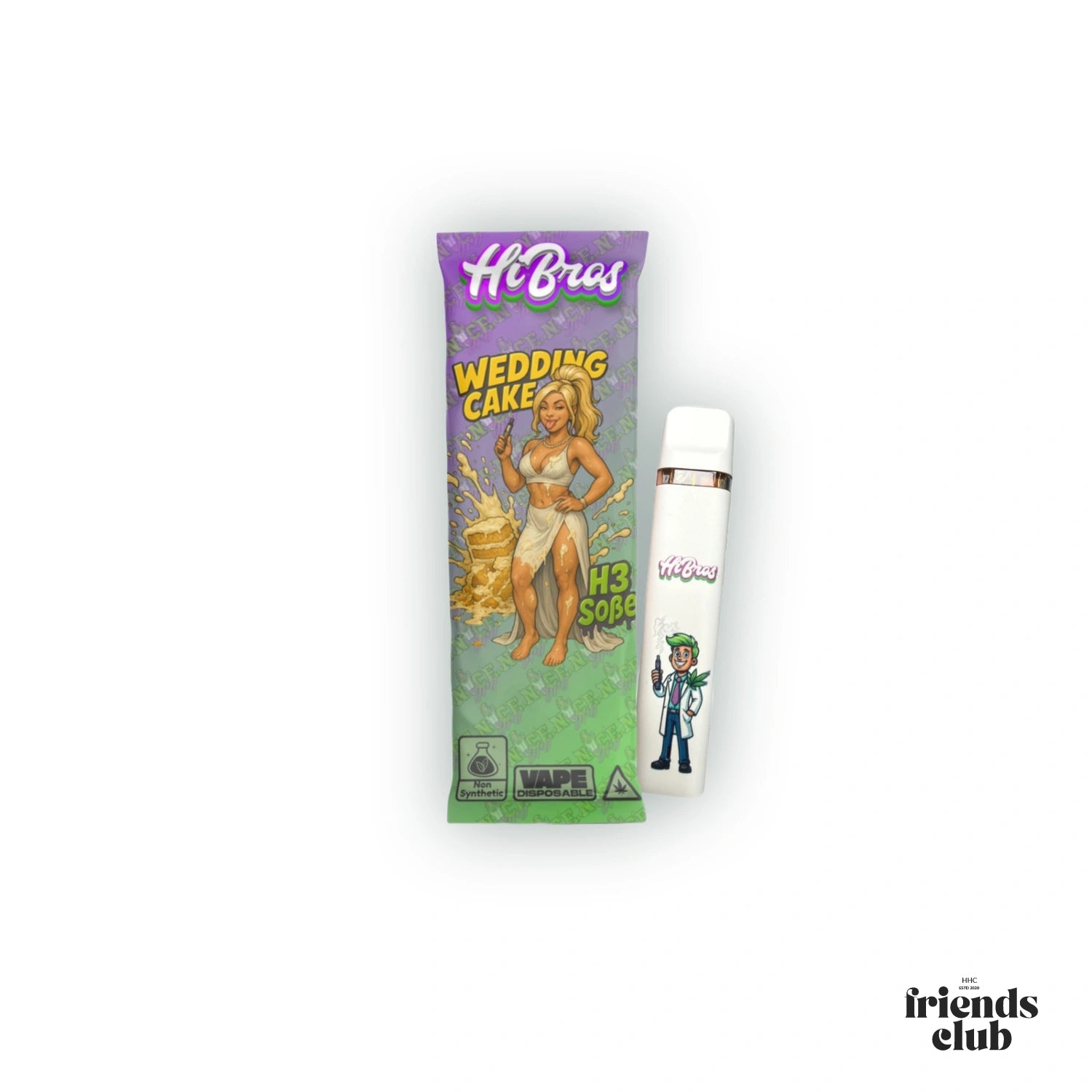 H3 Vape Wedding Cake 98% 1ml HHCFriends