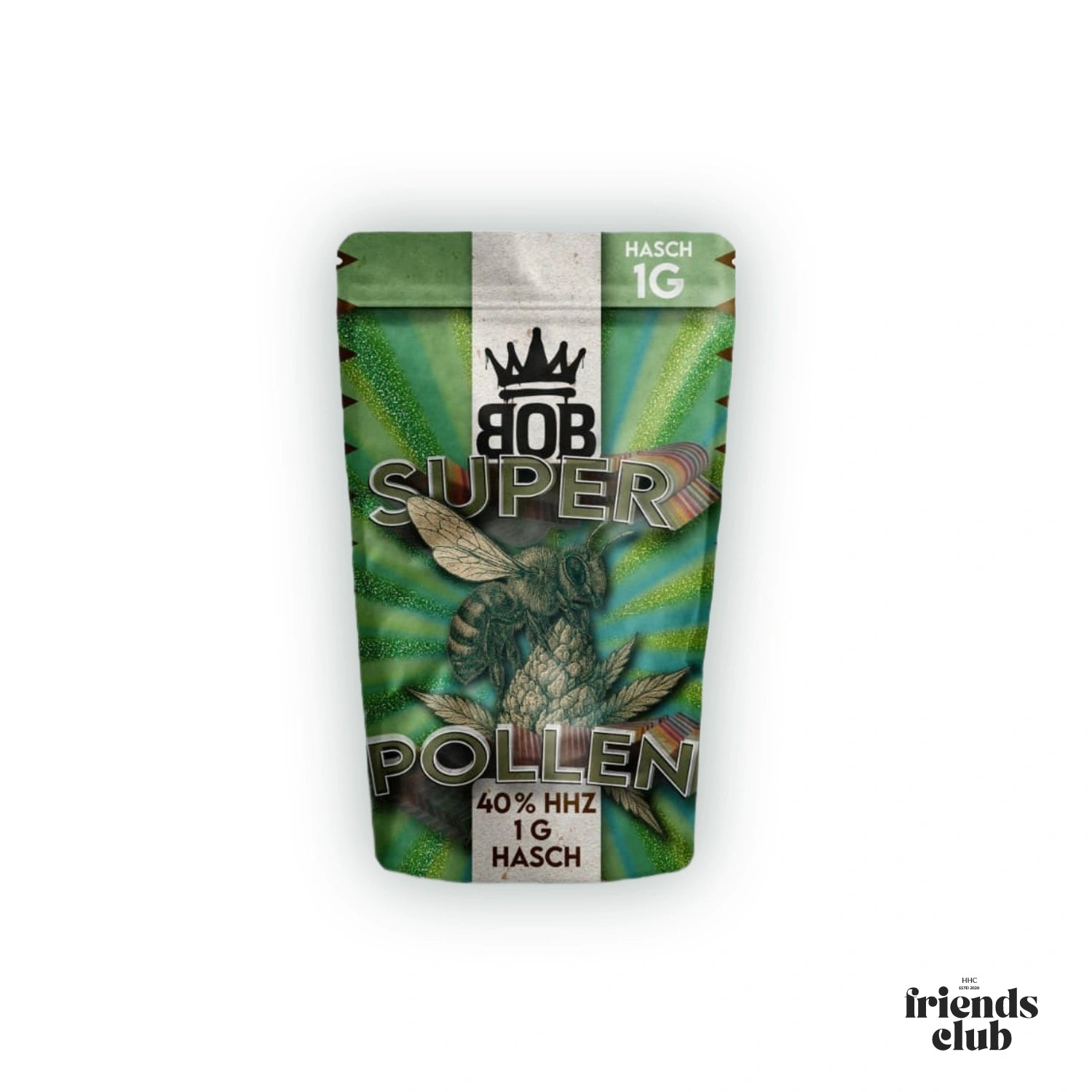 BOB HHZ Hash Super Pollen 40% HHCFriends