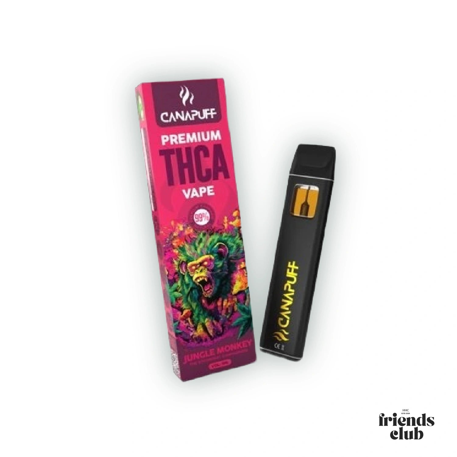 THCA Vape Jungle Monkey 99% 1ml-HHCFriends