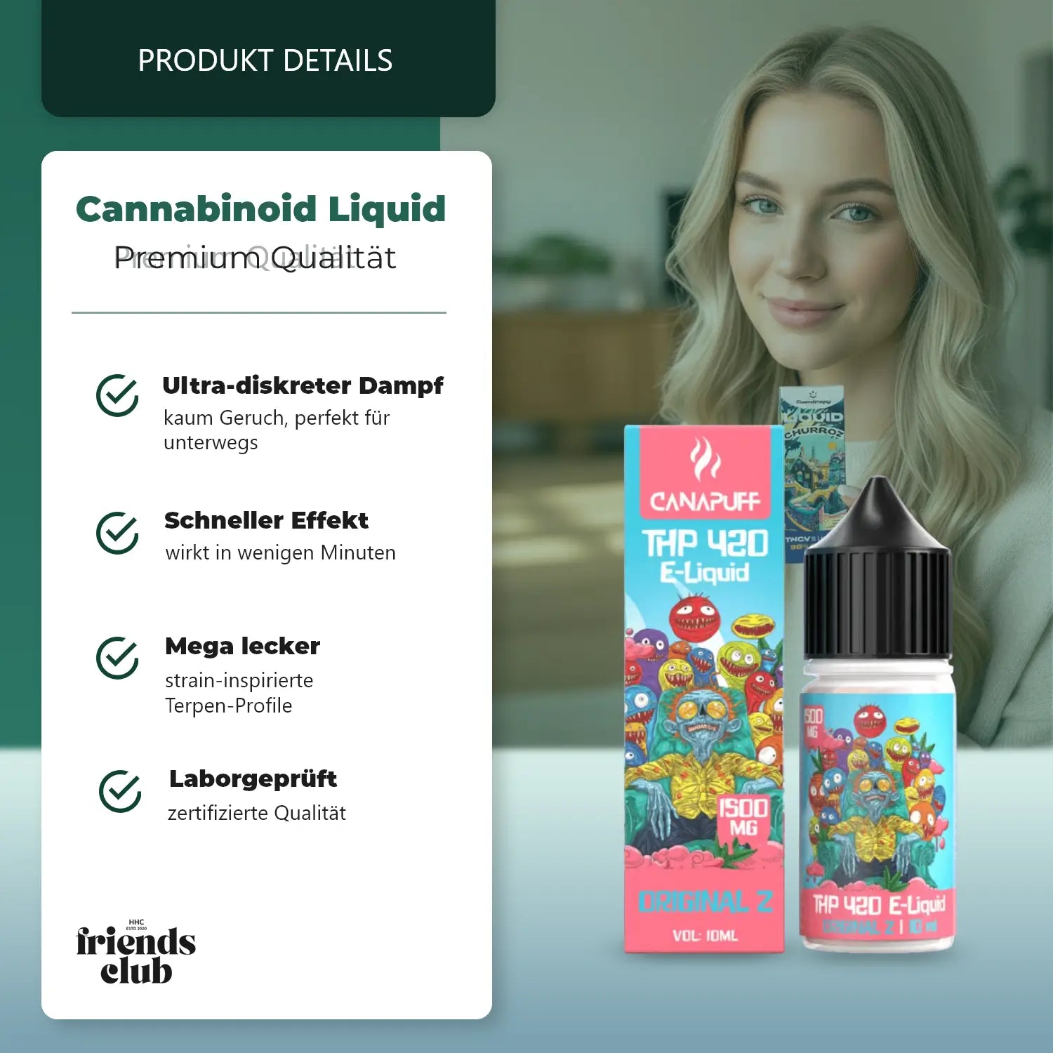 THP420 Liquid Original Z 1500mg 10ml-Smagro GmbH