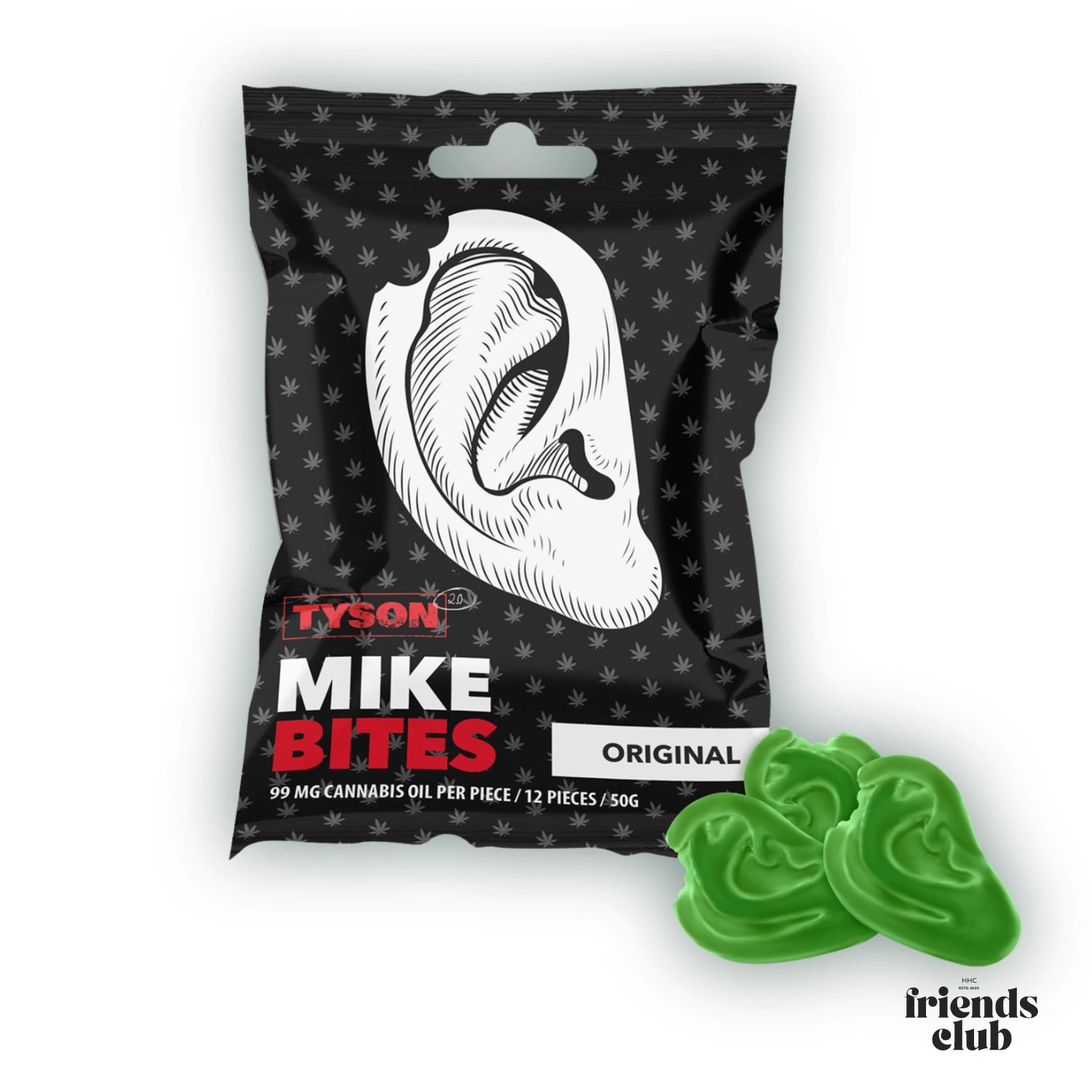 Tyson 2.0 Mike's Bites Cannabis Gummies 12Stk-HHCFriends