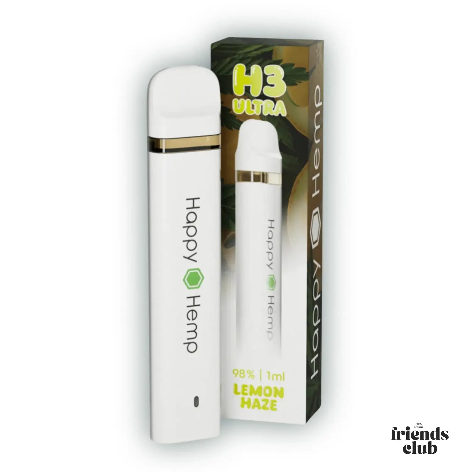 Happy Hemp H3 Ulta Super Lemon Haze 1ml Vape-HHCFriends