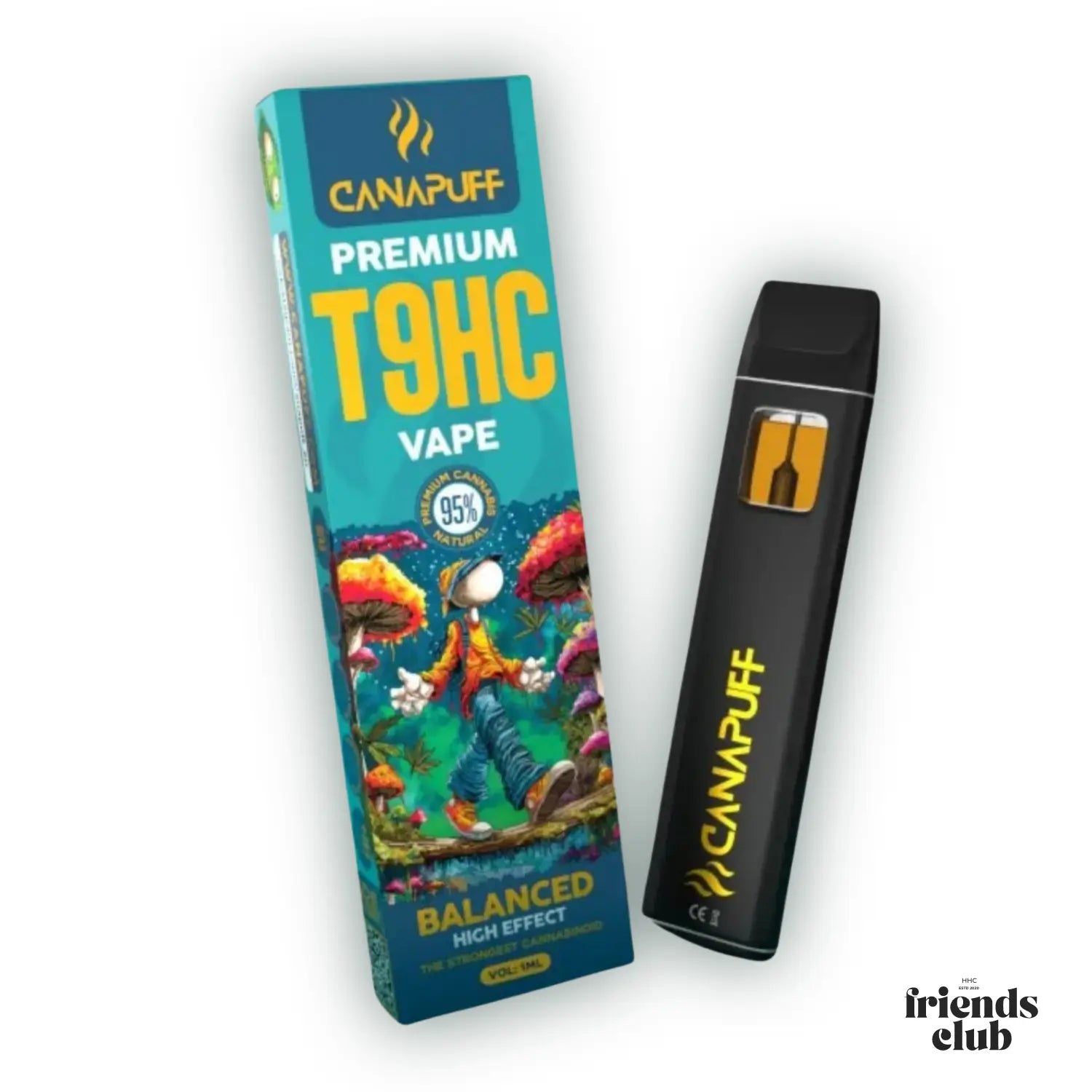 T9HC Vape Balanced 95% 1ml-HHCFriends