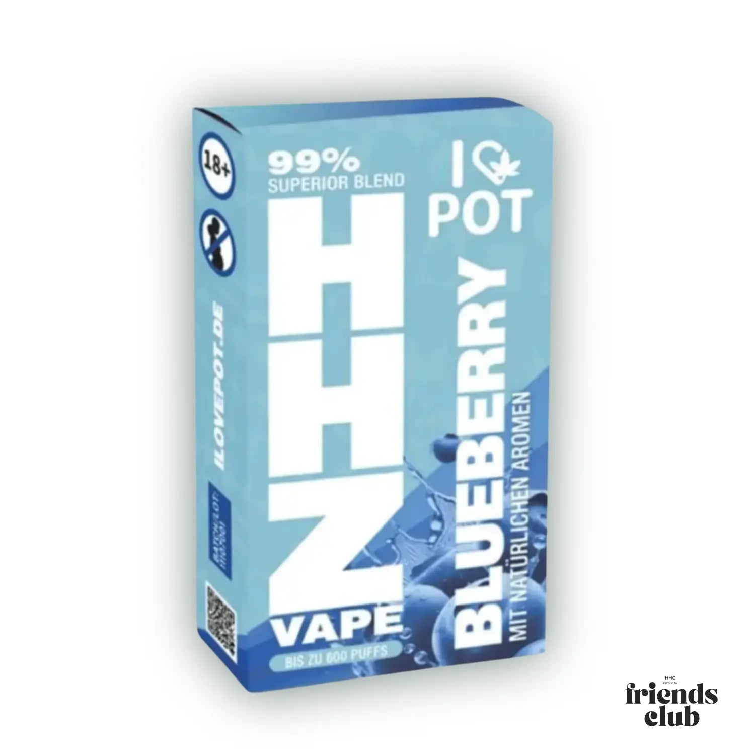HHZ Vape Pen 95% - Blueberry-HHCFriends