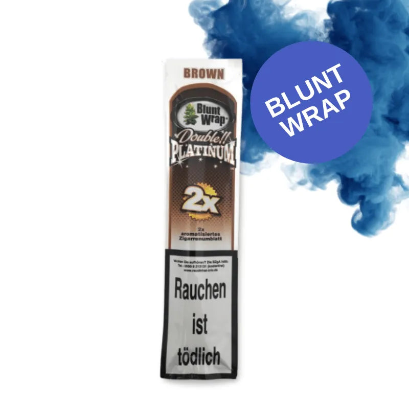 Blunt Wrap Brown - Chokolate - Double Platinum-HHCFriends