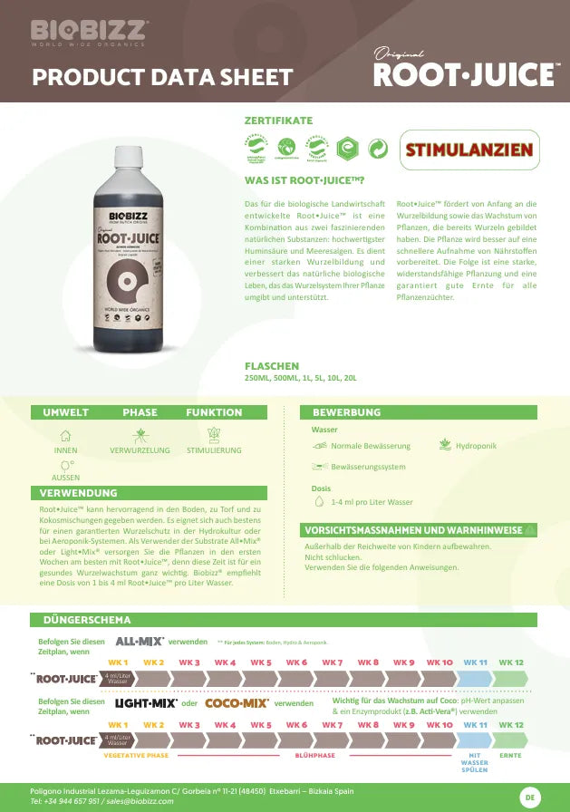 Bio Bizz Root Juice-Smagro GmbH