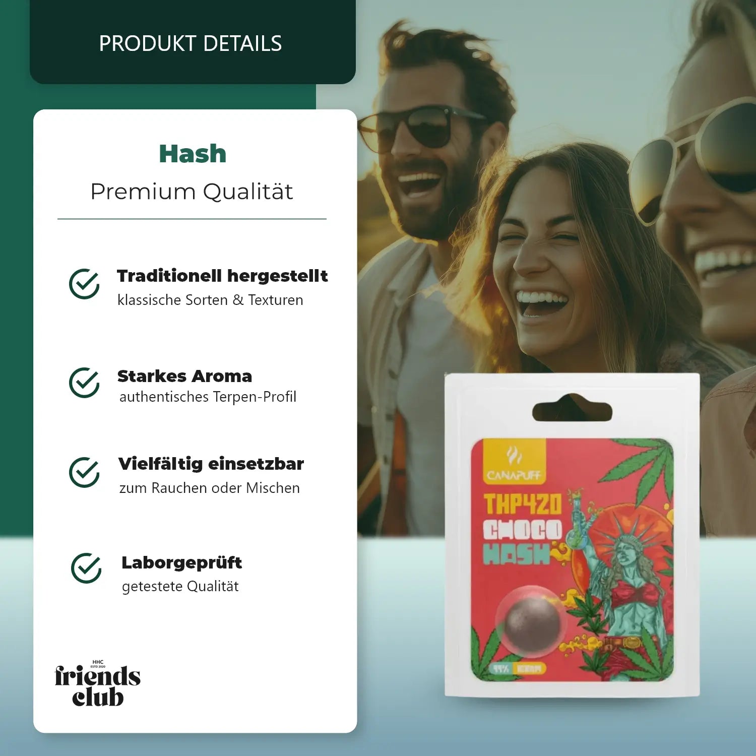 THP420 Hash Choco 1g-Smagro GmbH