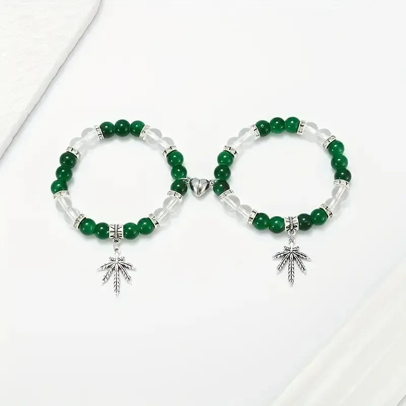 Armband Cannabisblatt 2er Set