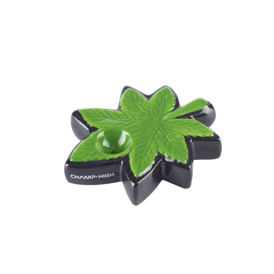 Keramik Pfeife Leaf Design-HHCFriends