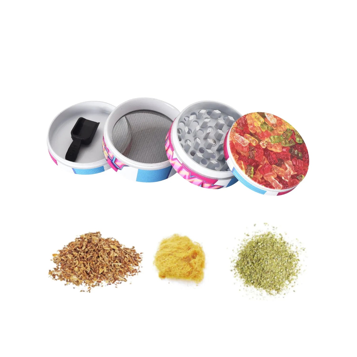 Grinder 4-teilig – Food Edition