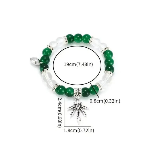 Armband Cannabisblatt 2er Set