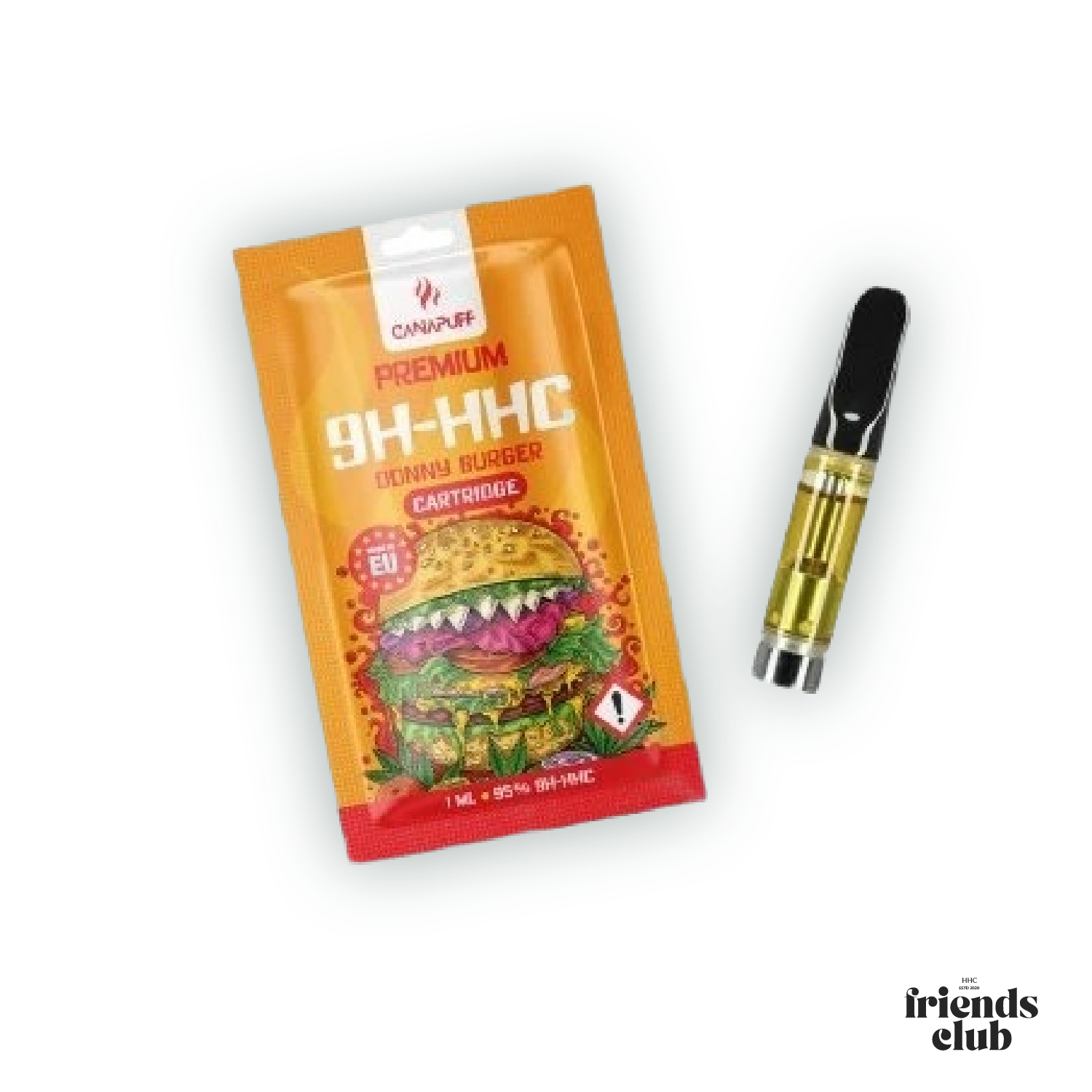 9H-HHC Cartridge Donny Burger 95% HHCVrienden