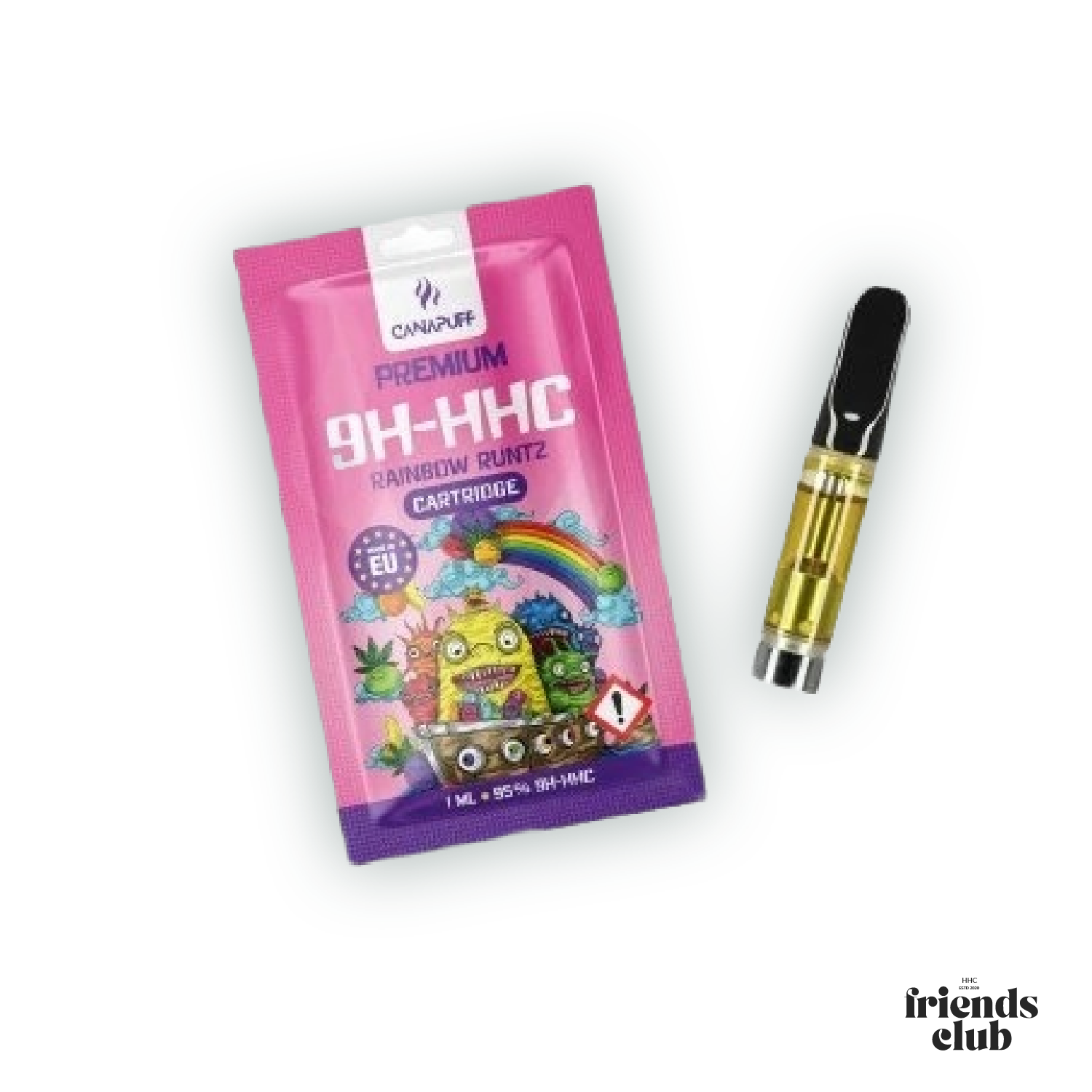 9H-HHC Cartridge Rainbow Runtz 95% HHCVrienden
