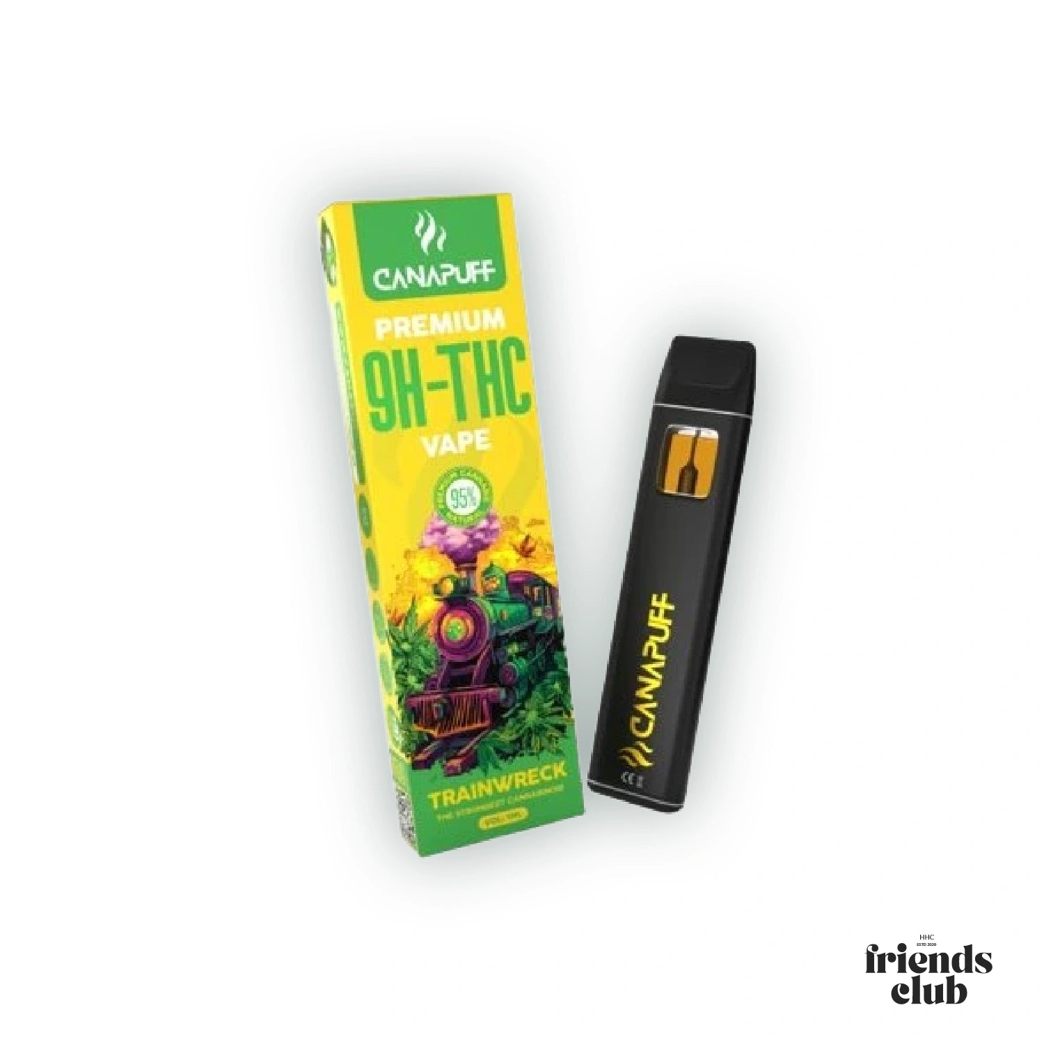 9H-THC Vape Trainwreck 95% 1ml HHCFriends