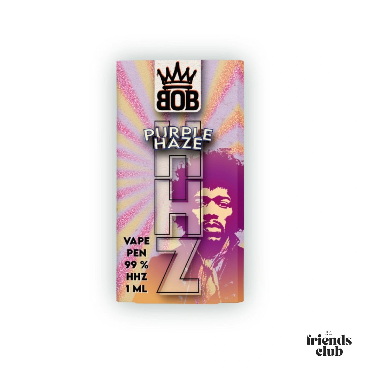 BOB Vape Pen HHZ 99%  Purple Haze 1ml -HHCfriends