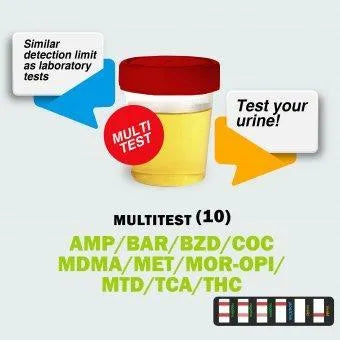 Multi-Drogentest 10-fach – Selbsttest (Urin)-HHCFriends