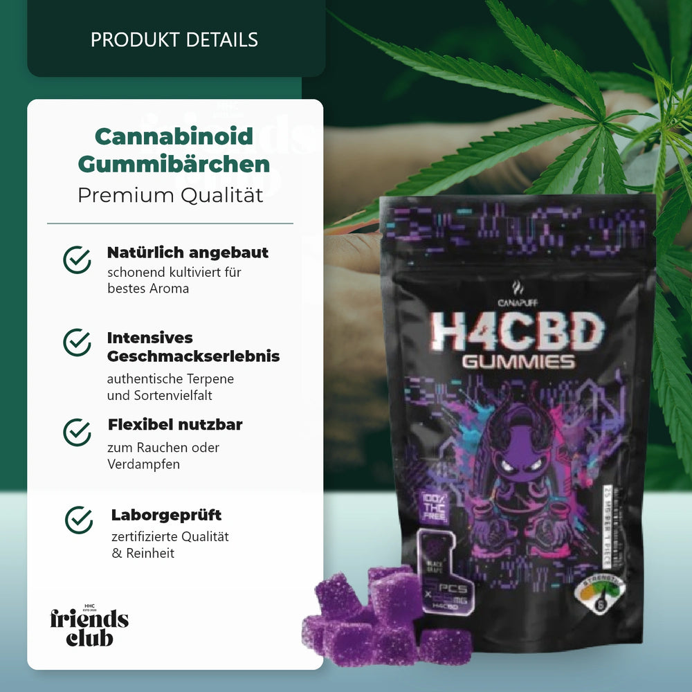 H4CBD Aroma Gummies - Black Grape-HHCFriends