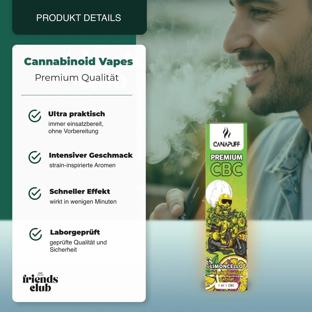 CBC Vape LIMONCELLO 79% 79% 1ml - hhcfriends