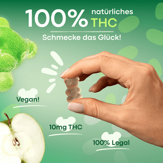 THC Gummies - Grüner Apfel (5 Stück)-Smagro GmbH