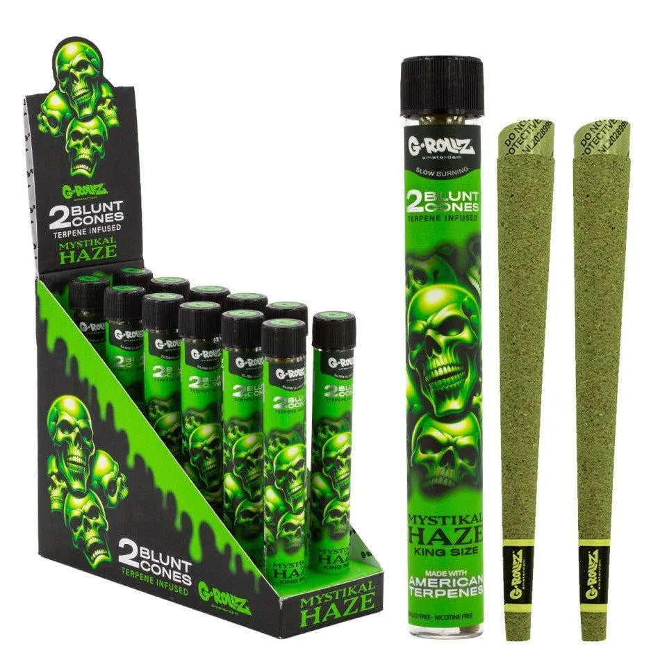G-ROLLZ Blunt Cones – Mystikal Haze | 2er Pack | Terpen-Infused-HHCFriends