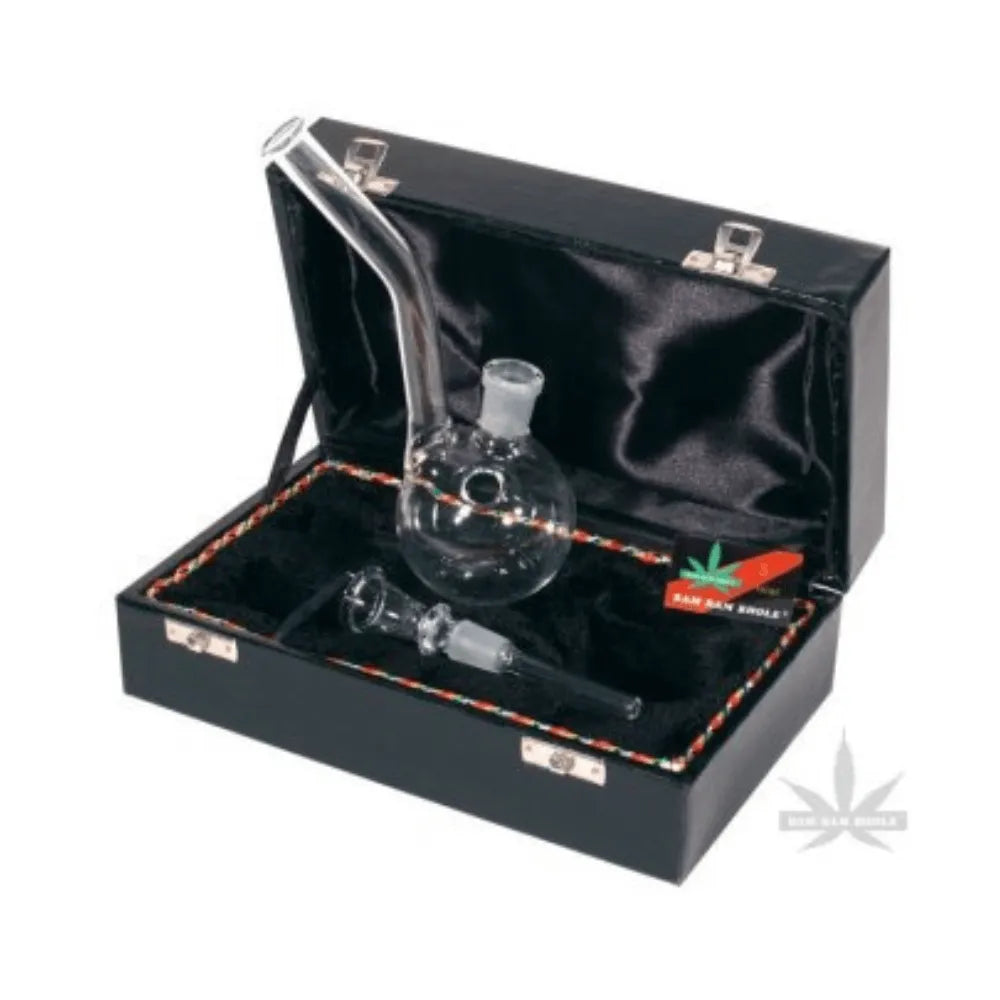 Glasbong in koffer 17 cm