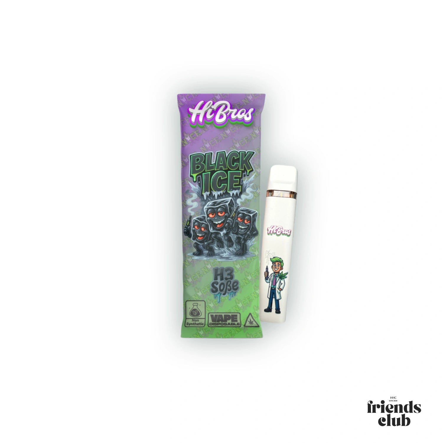 H3 Vape Black Ice 98% 1ml HHCFriends