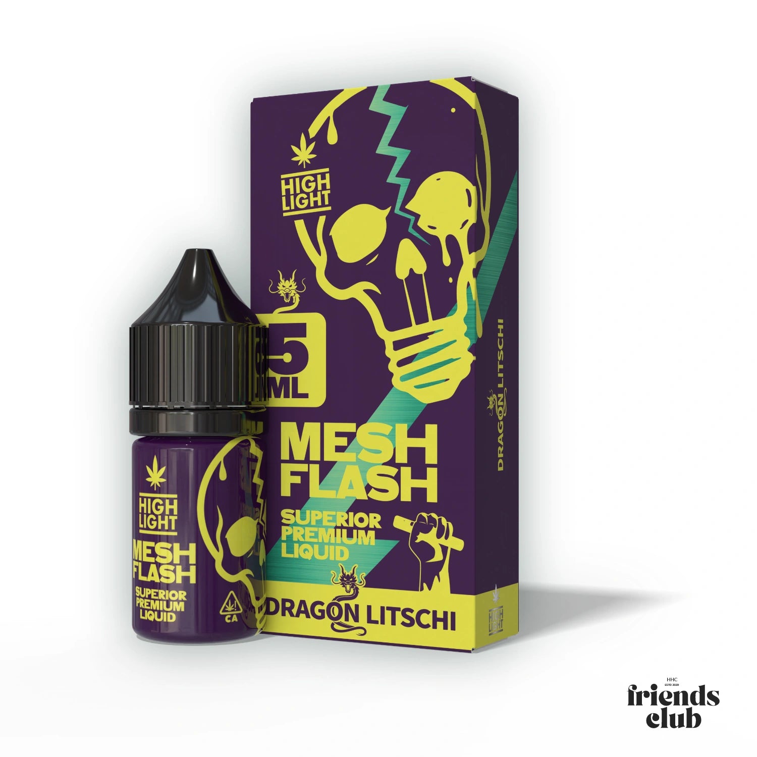 Highlight-Meshflash Liquid - Dragon Litschi 5ml