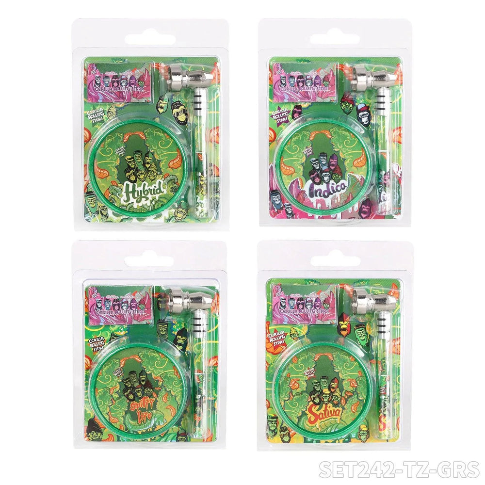 Gorilla Set - Glas Pfeife 3tlg.