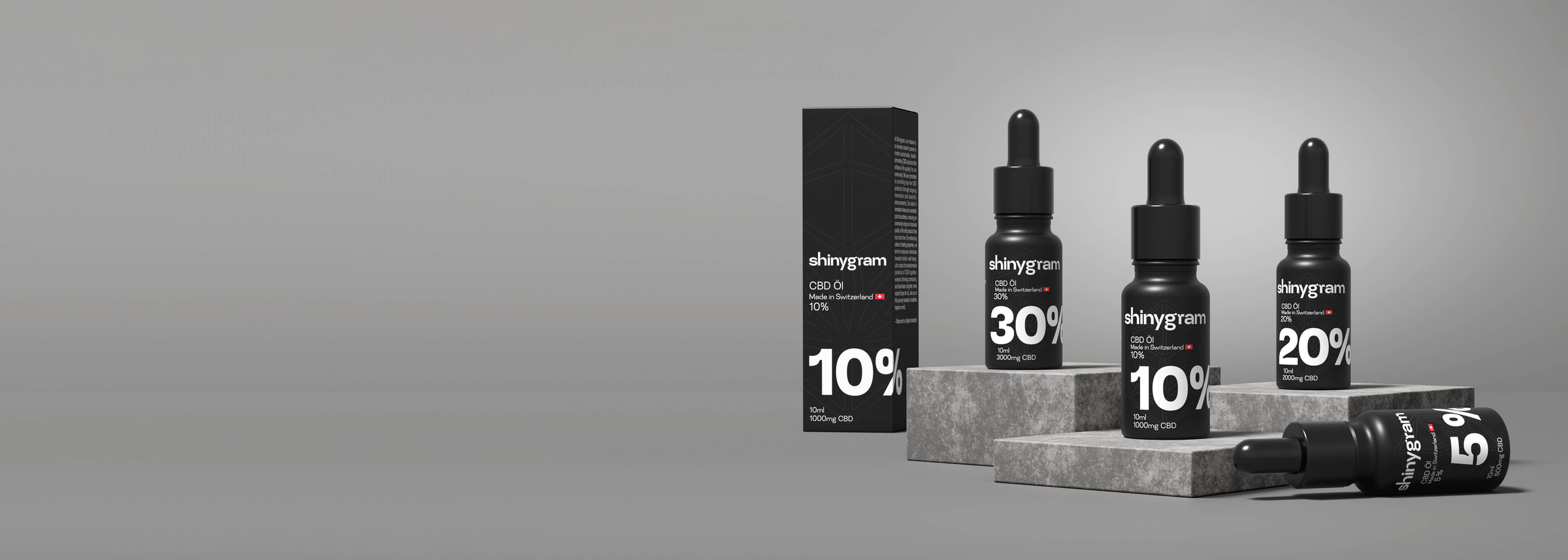 Shinygram CBD Shop Header