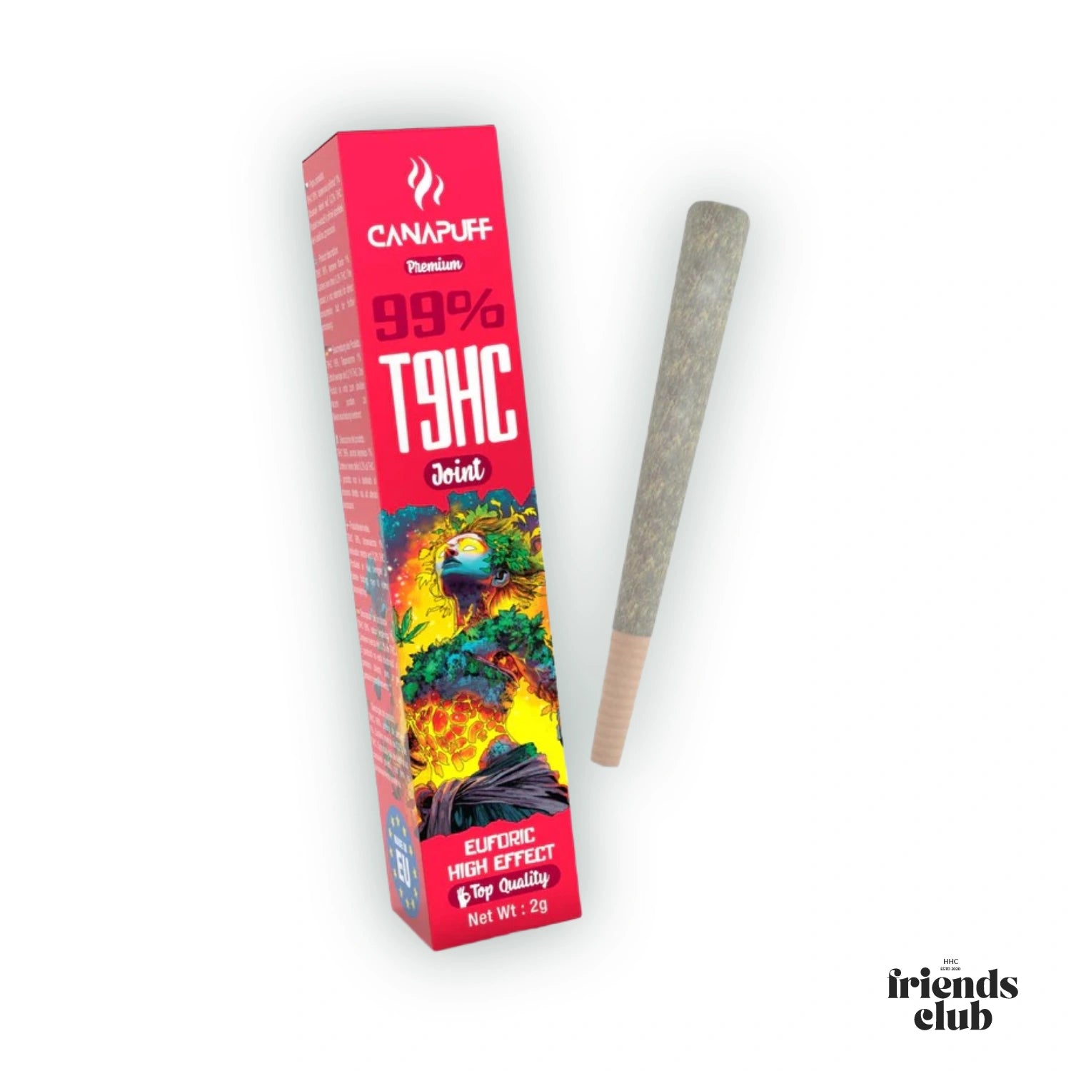 T9HC Joint Euforic 99% 2g HHCVrienden