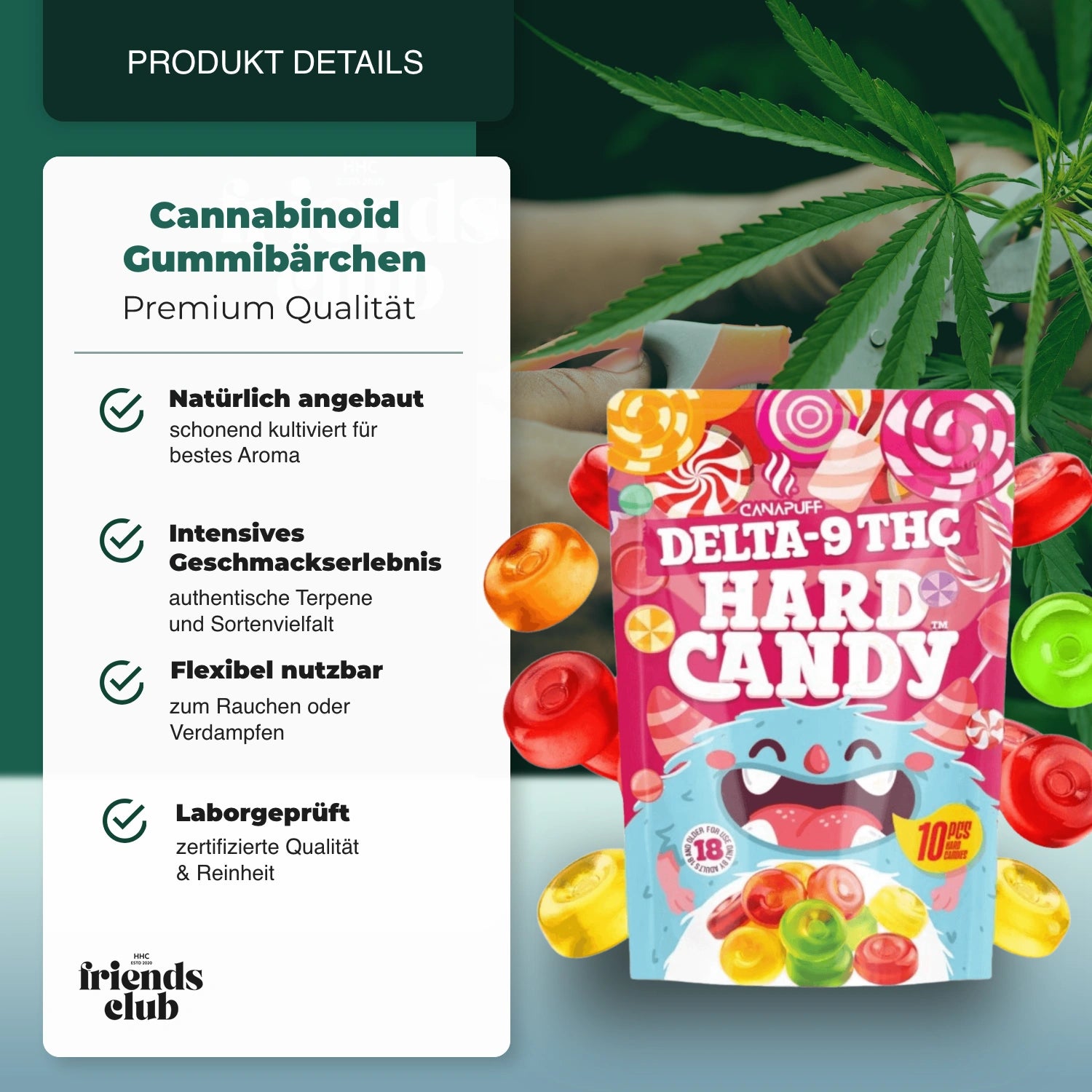 THC Hard Candy 5 Stück-HHCFriends