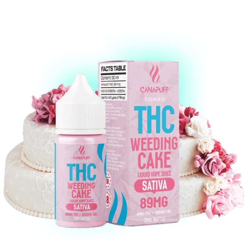 THC Liquid Weeding Cake 89mg THC/1000mg CBC 30ml-HHCFriends