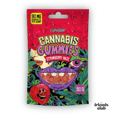 Gummies Cannabis Euphoria Strawberry Haze (50g)