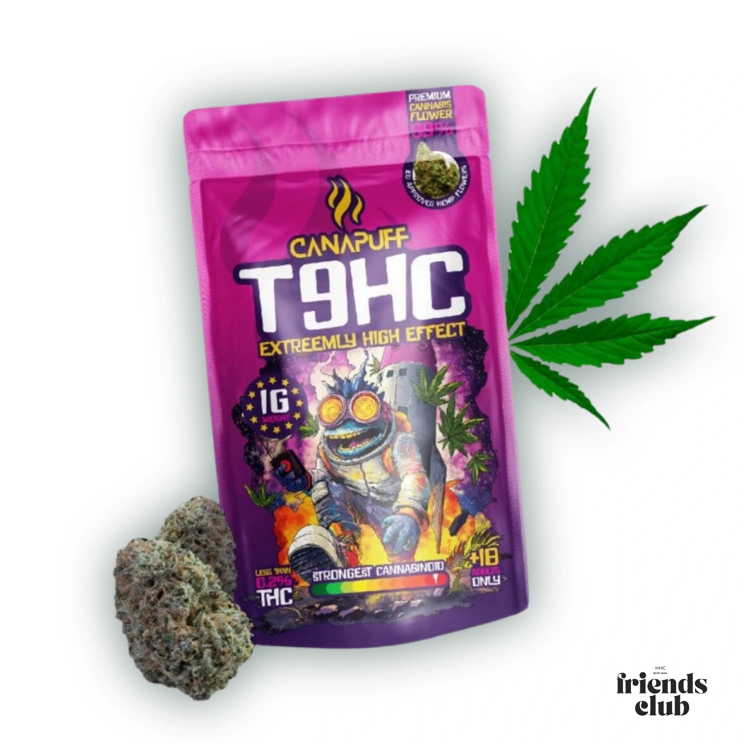 T9HC Blüten Extreemly 99%-HHCFriends