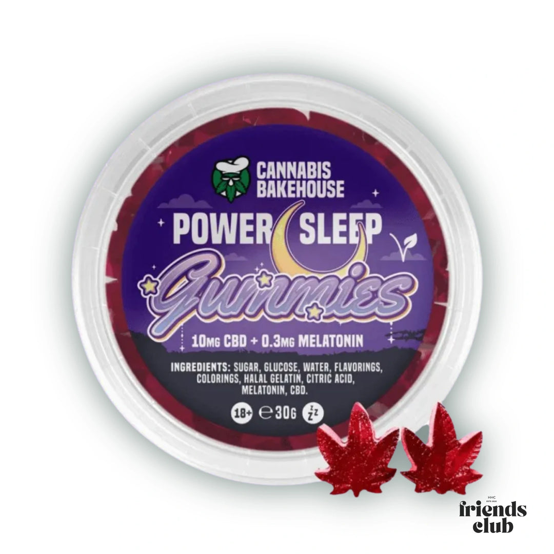 CBD Sleep Gummies Leaves BLACKCURRANT 30g-HHCFriends