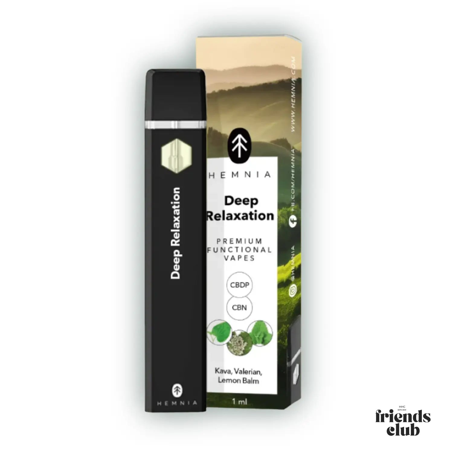 Vape mit Kava & Baldrian „Tiefenentspannung“-HHCFriends