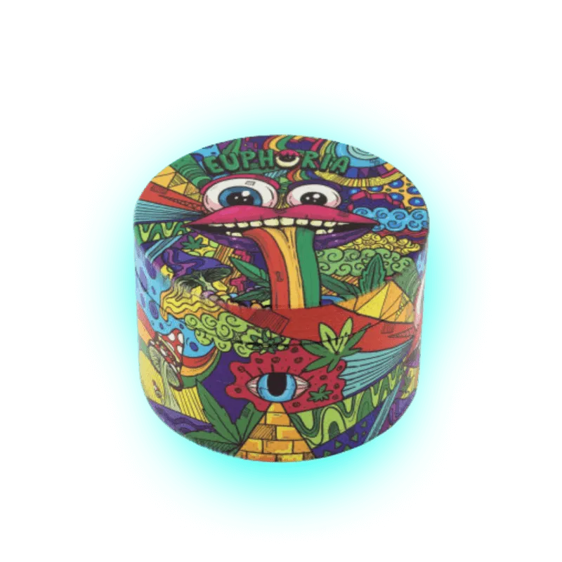 Euphoria Metal Grinders Vibrant 63 mm 4teilig-HHCFriends