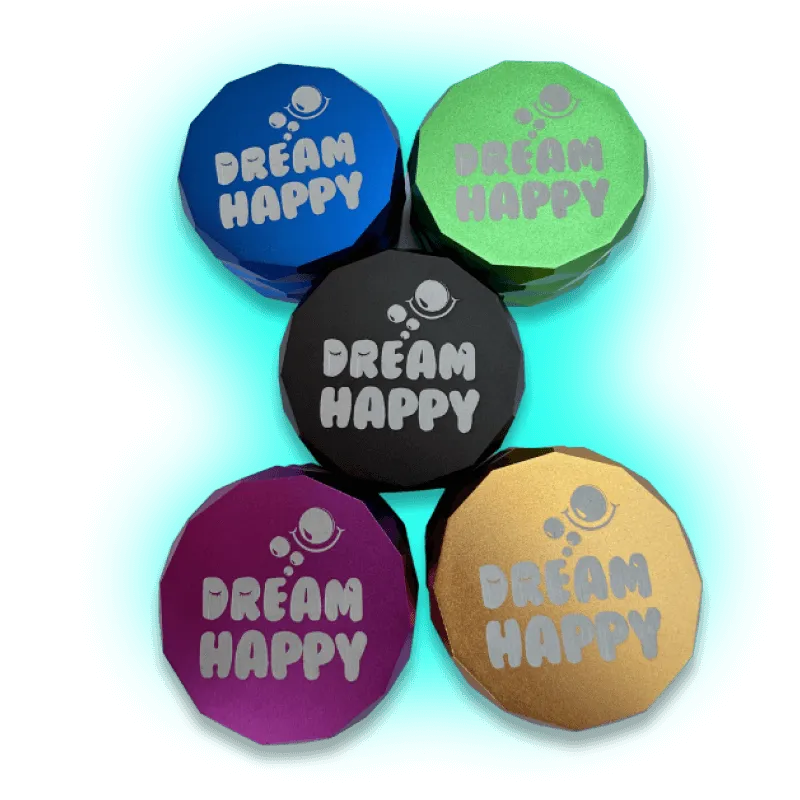 Pyramid Grinder (für HHC Blüten) - 4-teilig - Ø63mm-HHCFriends