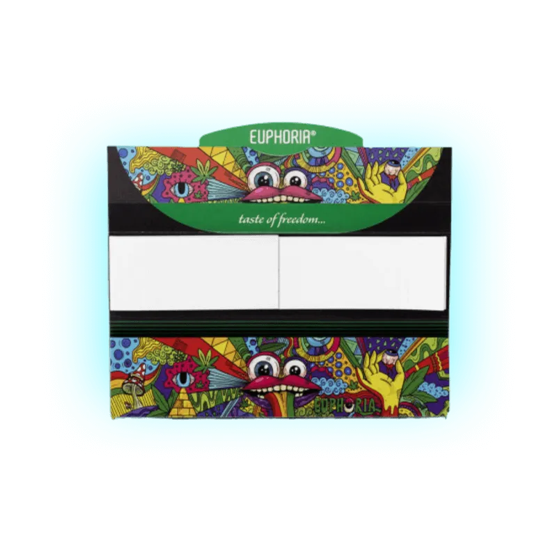 Euphoria Vibrant Rolling Papers Kingsize Slim + Filters HHCFriends