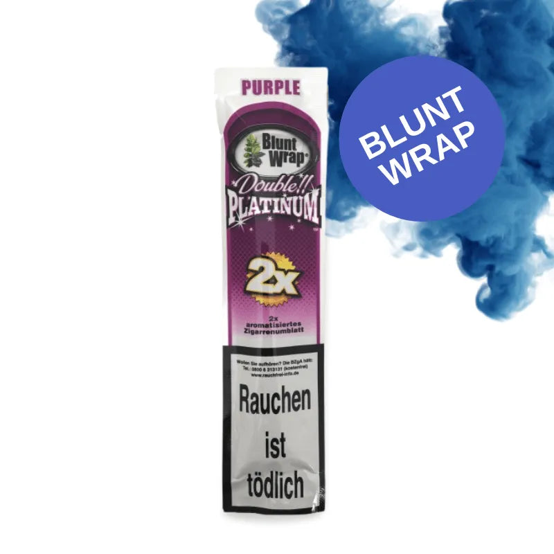 Blunt Wrap Purple - Traube - Double Platinum-HHCFriends